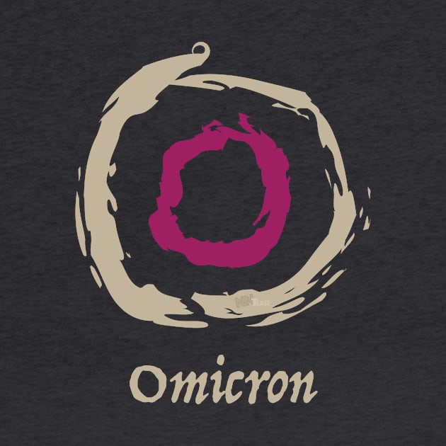 Greek Omicron by NN Tease